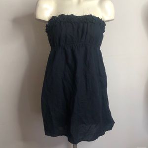 J.Crew Linen Ruffle Top Tube Dress